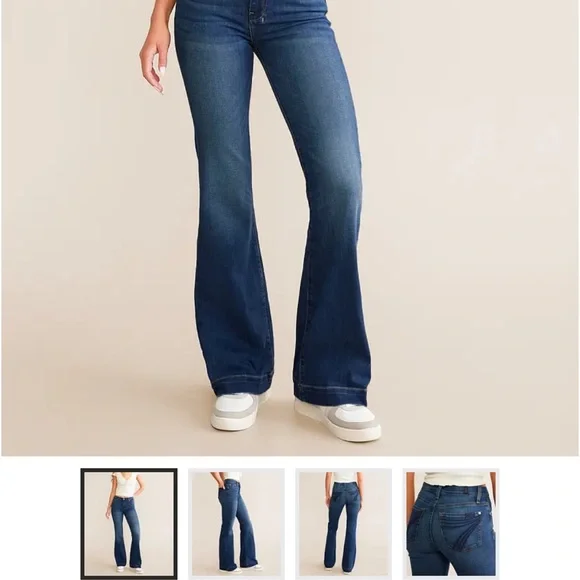 7 for All Mankind Dojo Trouser Stretch Jean Sz 24x32 - Picture 3 of 10